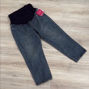Women's Maternity Jeans - Dark Blue